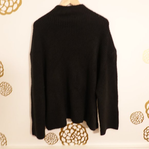 NWT Prologue Black/ White-Cream Funnel Neck Sweater XXL - Picture 4 of 6